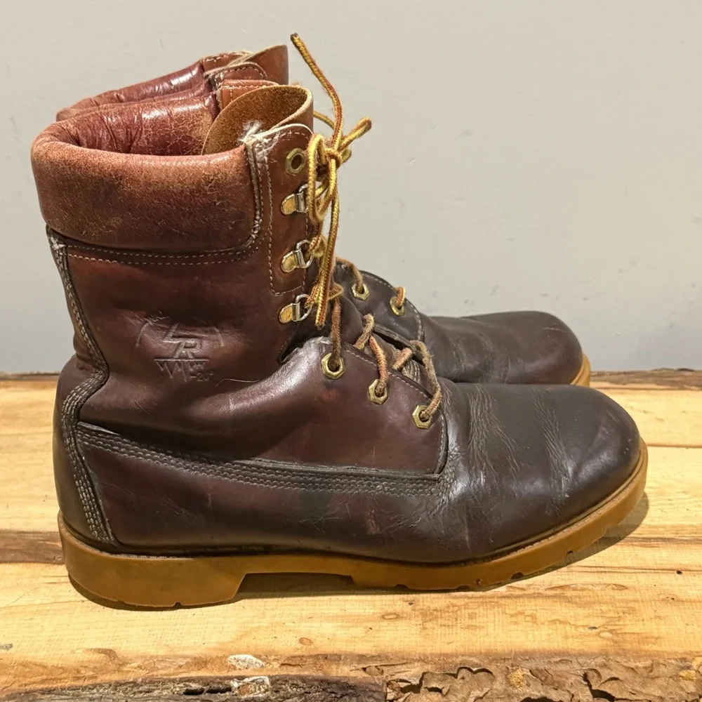 Vintage Land Rover by Thom McAn Weathered‎ Leather Boots Size 9 A44